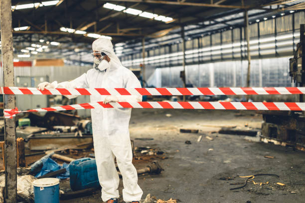 Professional Biohazard technician working in Changewater, NJ